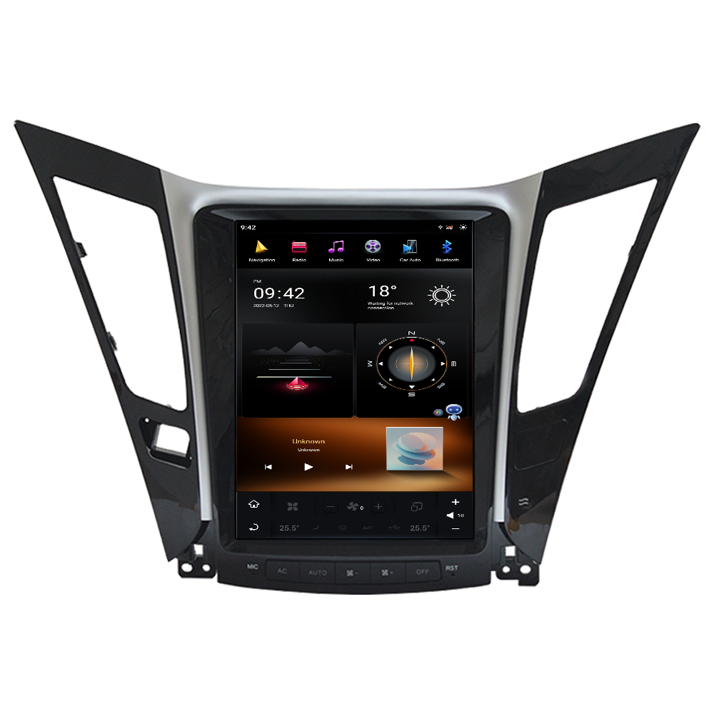 For Hyundai Sonata 8 10.4 Inch Tesla-style Carplay Screens(2012-2014)