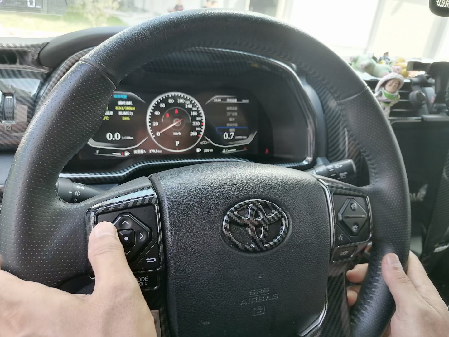 Aotsr Screen For Toyota 4 Runner LCD Digital Cluster Virtual Cockpit Speedometer Dashboard LCD Screen Instrument Panel Part