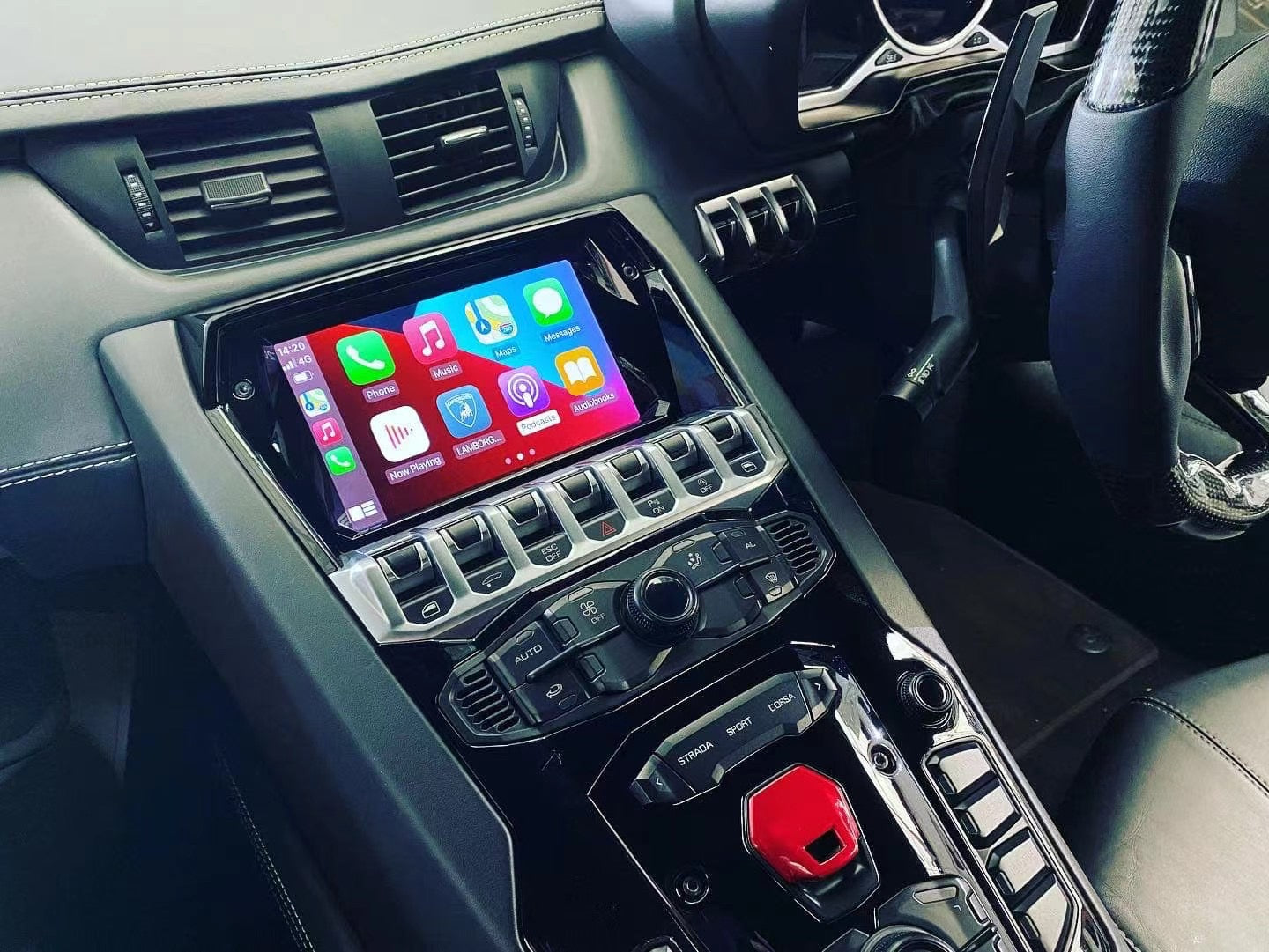 Tesla Screen For Lamborghini LP700 2012-2018 Android 13.0 Car Radio Player GPS Navi Auto Stereo Multimedia Video DSP Carplay 4G SIM