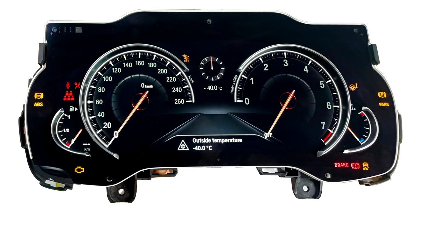 Aotsr Screen For BMW 5 Series G30 6 Series G32 7 Series G11 LCD Digital Cluster Virtual Cockpit Speedometer Dashboard LCD Screen Instrument Panel Part