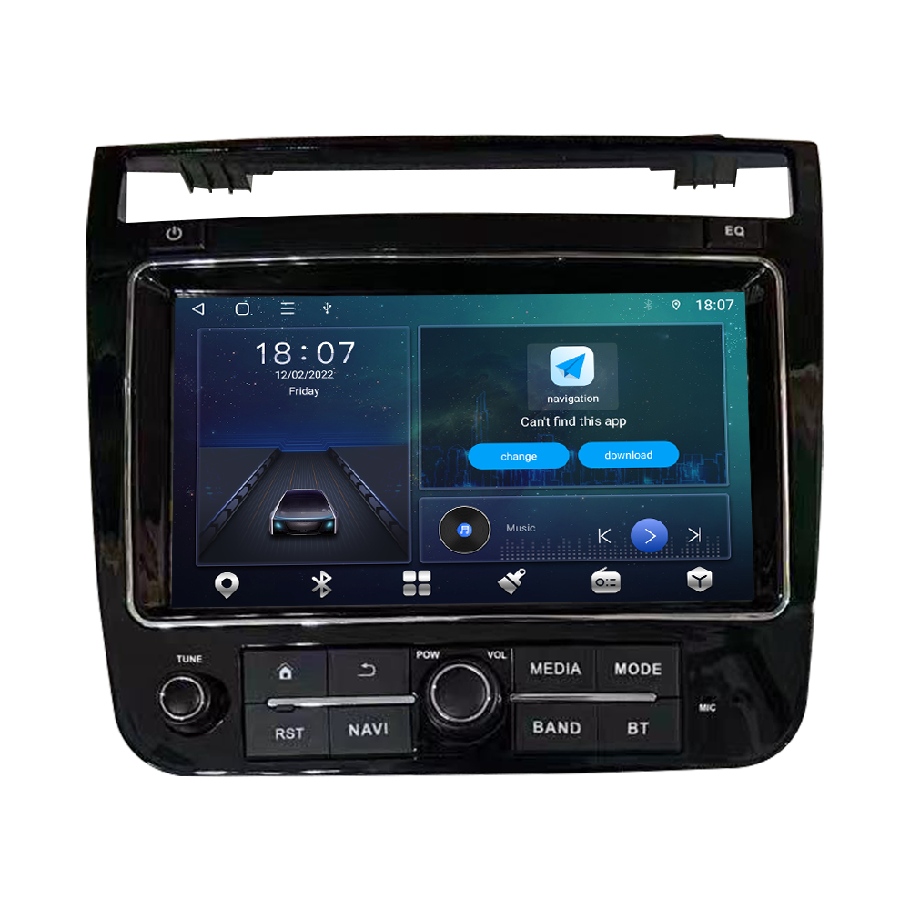 8 Inch Tesla Screen For Volkswagen Touareg 2011-2018 Android 13.0 Car Radio Player GPS Navi Auto Stereo Multimedia Video DSP Carplay 4G SIM