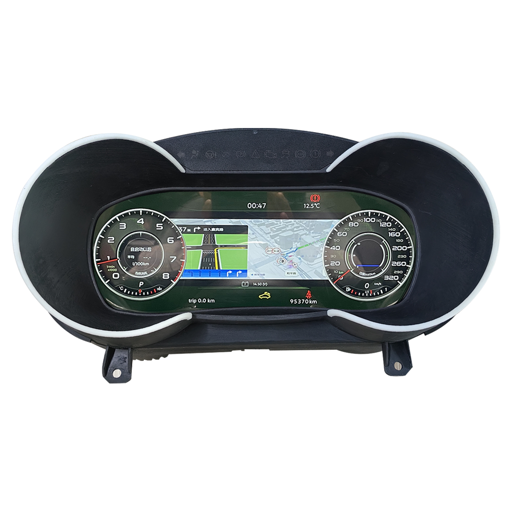 Aotsr Screen For Audi TT 2008-2014 LCD Digital Cluster Virtual Cockpit Speedometer Dashboard LCD Screen Instrument Panel Part