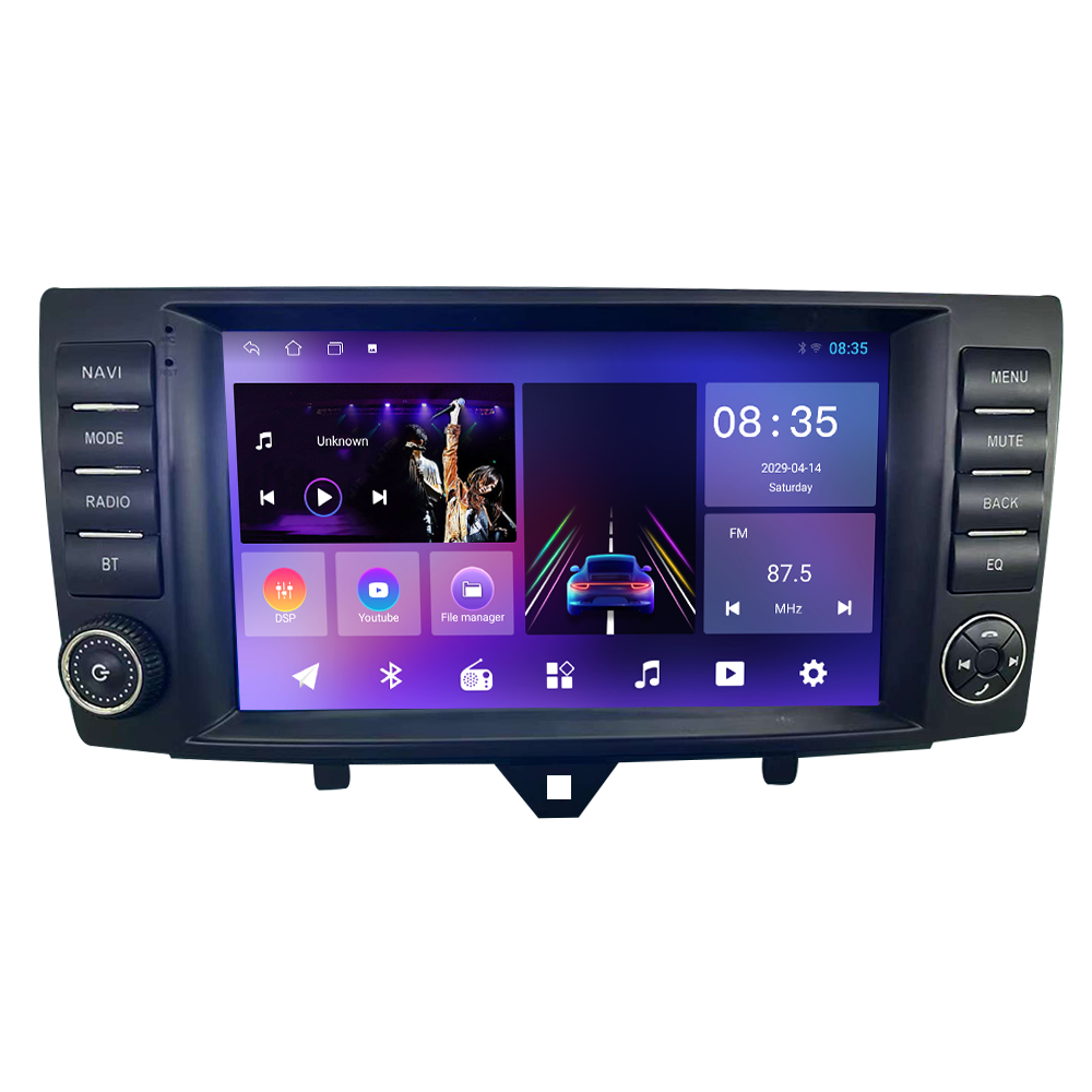 8 Inch Tesla Screen For Mercedes Benz Smart Fortwo 2011-2014 Android 13.0 Car Radio Player GPS Navi Auto Stereo Multimedia Video DSP Carplay 4G SIM