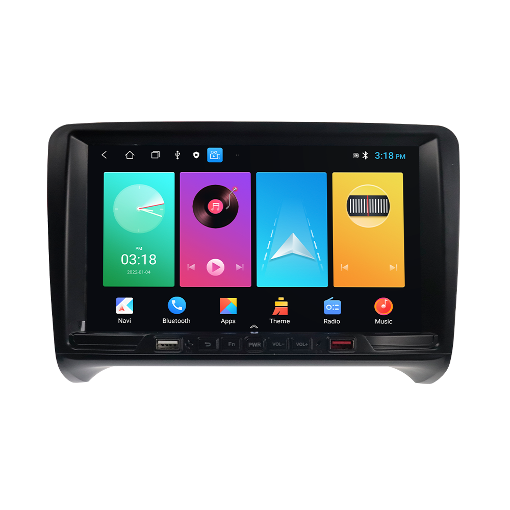 9.0 Inch Tesla Screen For Audi TT 2006-2014 Android 13.0 Car Radio Player GPS Navi Auto Stereo Multimedia Video DSP Carplay 4G SIM