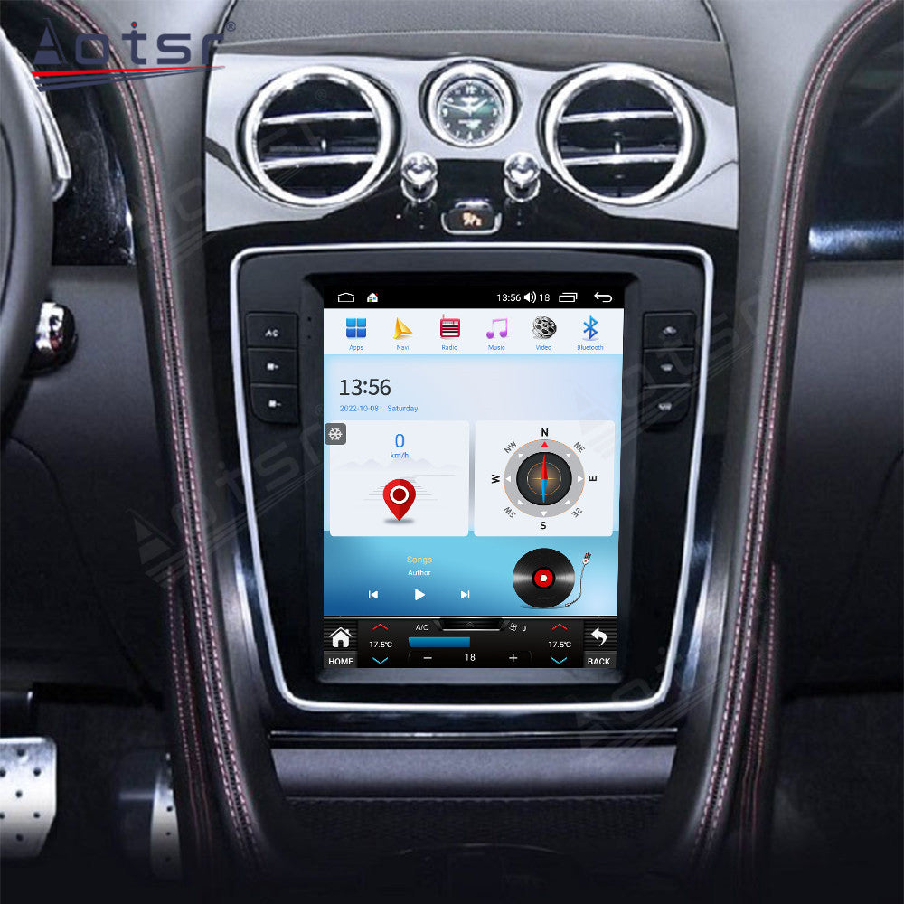 Android 13.0 For Bentley Continental GT Speed 2013 Audio Radio Receiver Stereo Multimedia Player Head Unit