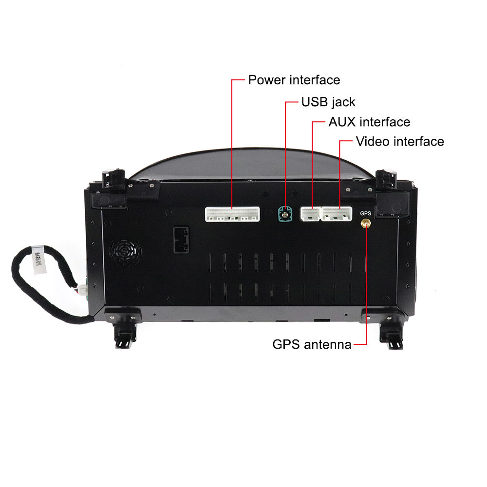 Aotsr Screen For Toyota Elfa 20 2008-2014 LCD Digital Cluster Virtual Cockpit Speedometer Dashboard LCD Screen Instrument Panel Part