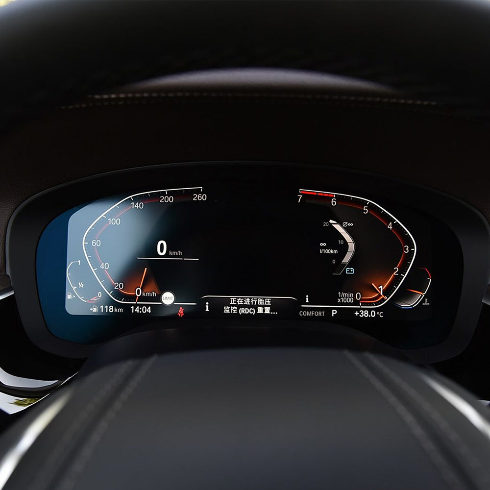 Aotsr Screen For BMW 5 Series G30 6 Series G32 7 Series G11 LCD Digital Cluster Virtual Cockpit Speedometer Dashboard LCD Screen Instrument Panel Part