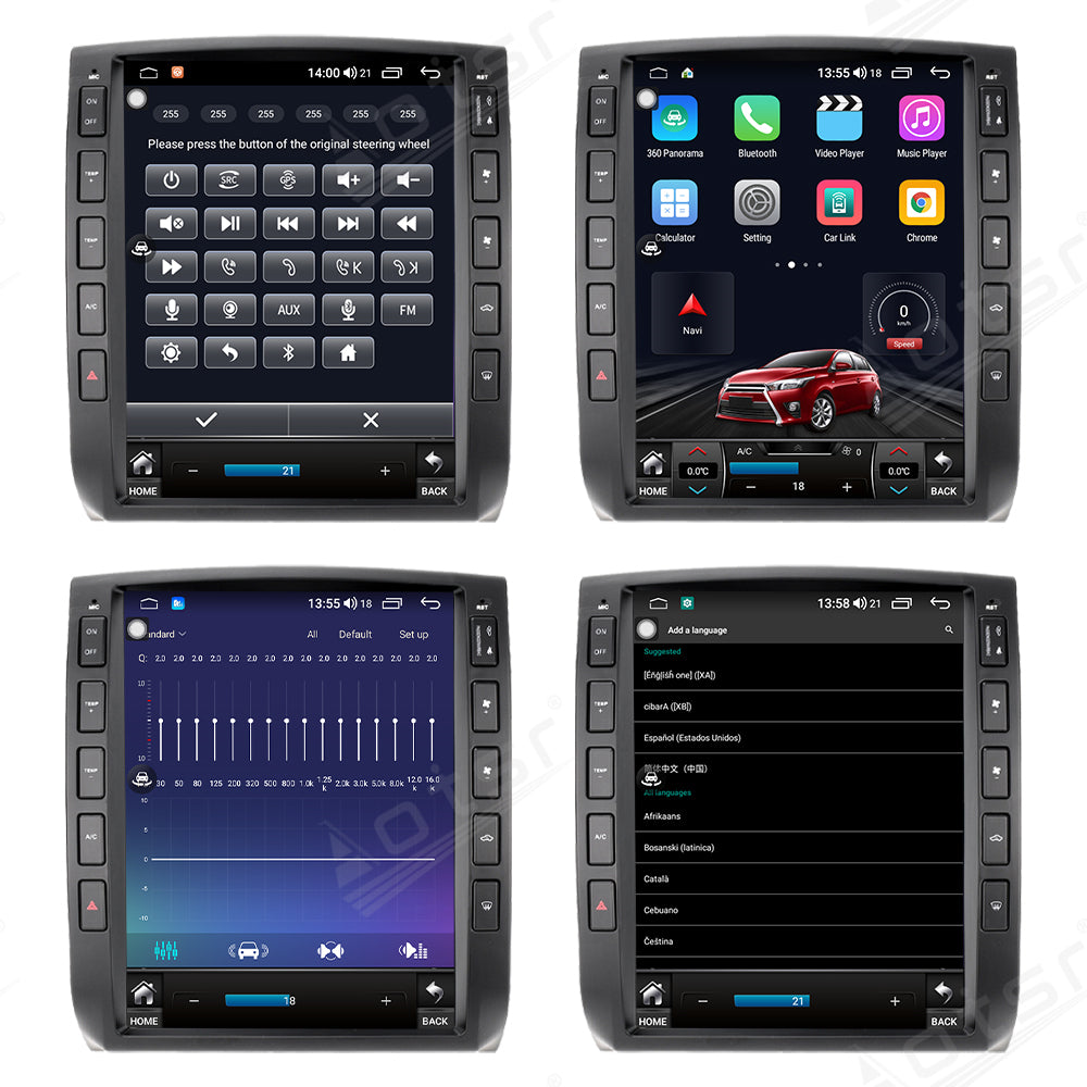 Toyota Tacoma(2007-2015)Tesla-style Carplay Screens 12.1 Inch