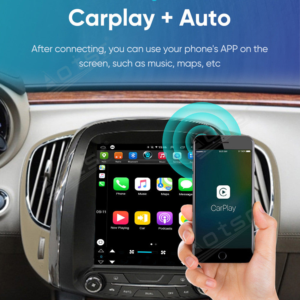Buick Regal (2009-2012) Carplay Original Car Upgrade 9.7 Inch Tesla-style Screen Carplay