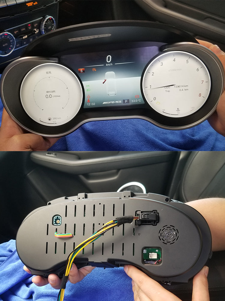 Aotsr Screen For Mercedes Benz ML GL R G GLS LCD Digital Cluster Virtual Cockpit Speedometer Dashboard LCD Screen Instrument Panel Part