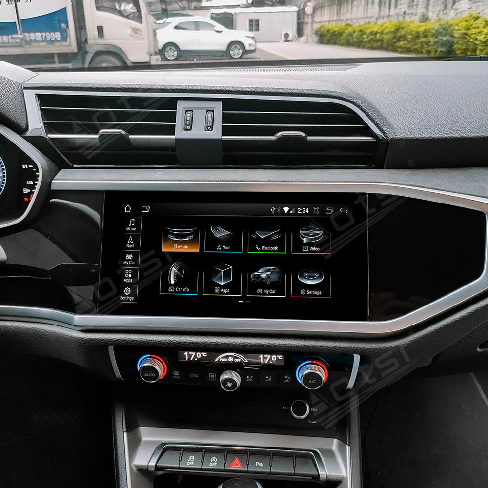 10.1 Inch Tesla Screen For Audi Q3 2019 2020 2021 Android 13.0 Car Radio Player GPS Navi Auto Stereo Multimedia Video DSP Carplay 4G SIM