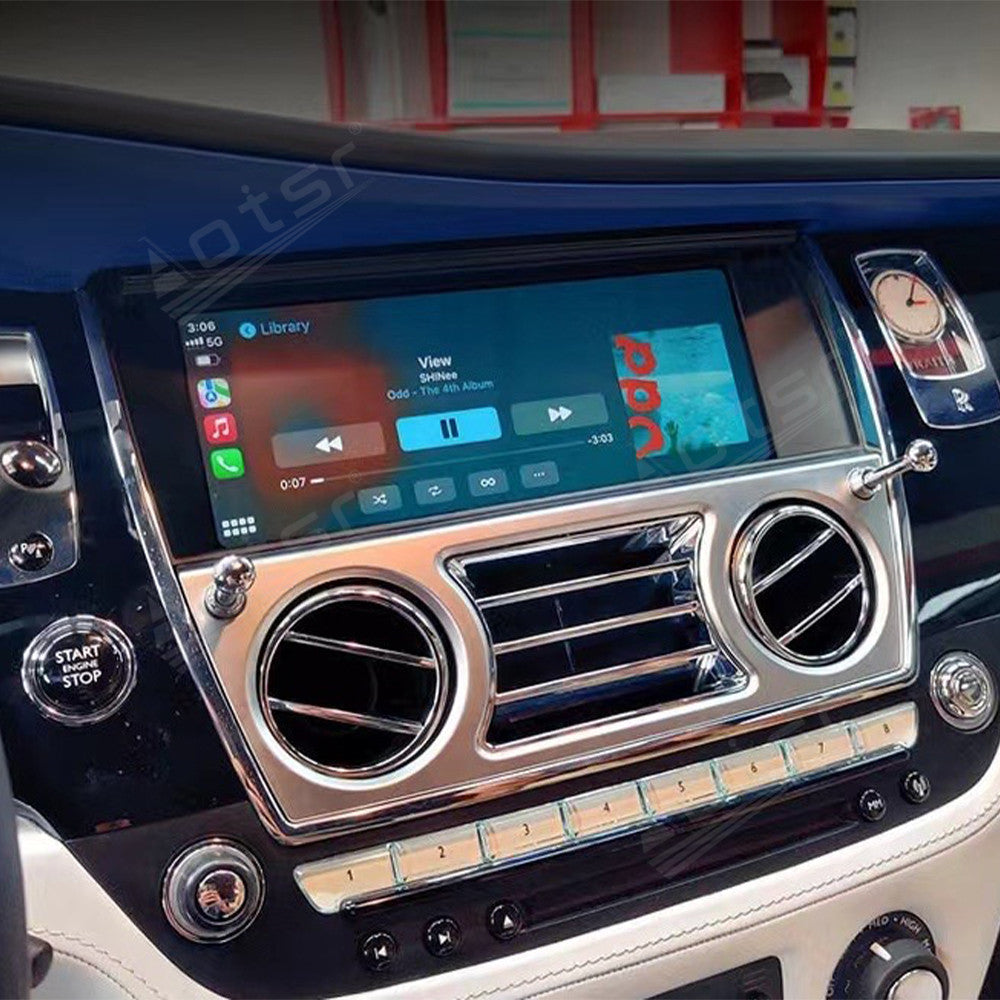 Tesla Screen For Rolls-Royce Wraith Android 13.0 Car Radio Player GPS Navi Auto Stereo Multimedia Video DSP Carplay 4G SIM