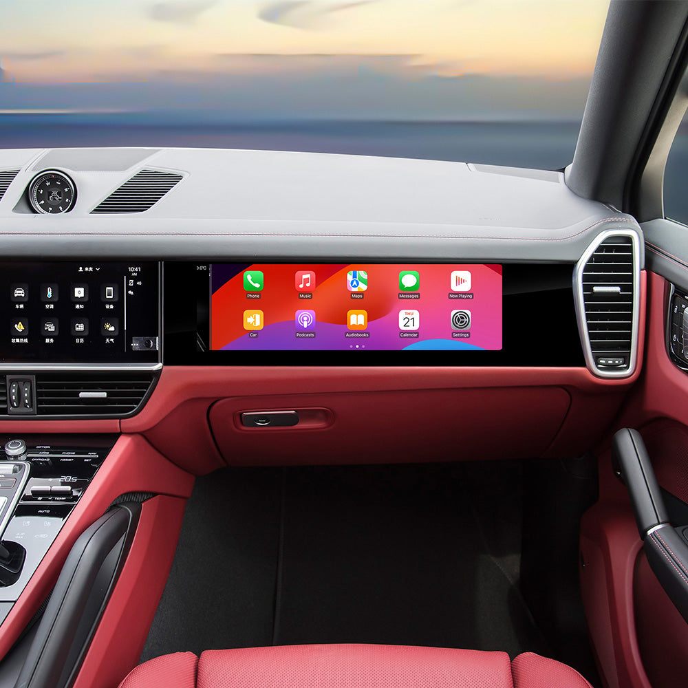 Tesla Screen For Porsche Cayenne 2018-2023 Android 13.0 Car Radio Player GPS Navi Auto Stereo Multimedia Video DSP Carplay 4G SIM