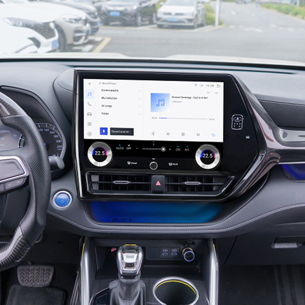 Tesla Screen For Toyota Highlander 2021-2023 Android 13.0 Car Radio Player GPS Navi Auto Stereo Multimedia Video DSP Carplay 4G SIM