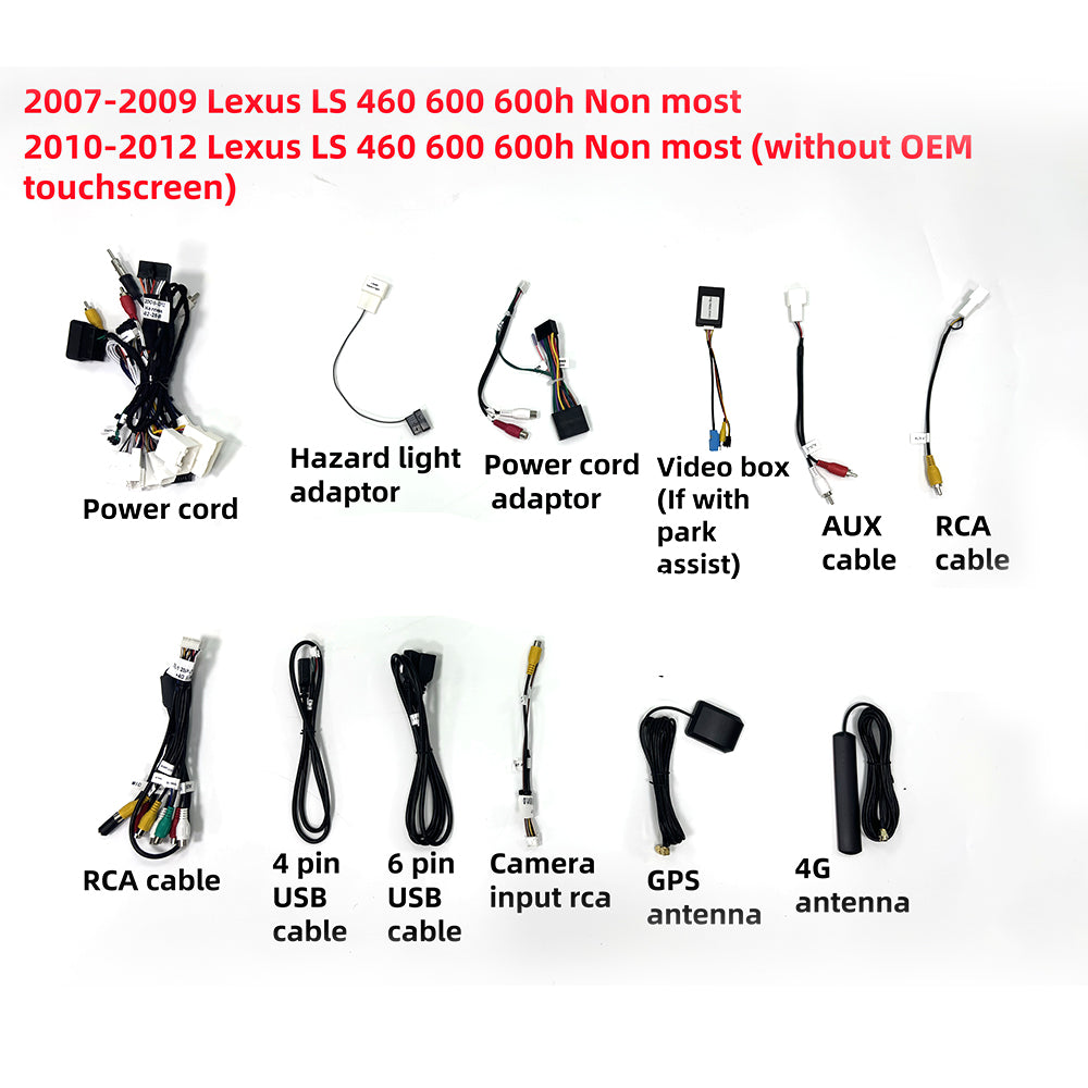 Tesla Screen For Lexus LS460 2006-2012 Android 13.0 Car Radio Player GPS Navi Auto Stereo Multimedia Video DSP Carplay 4G SIM