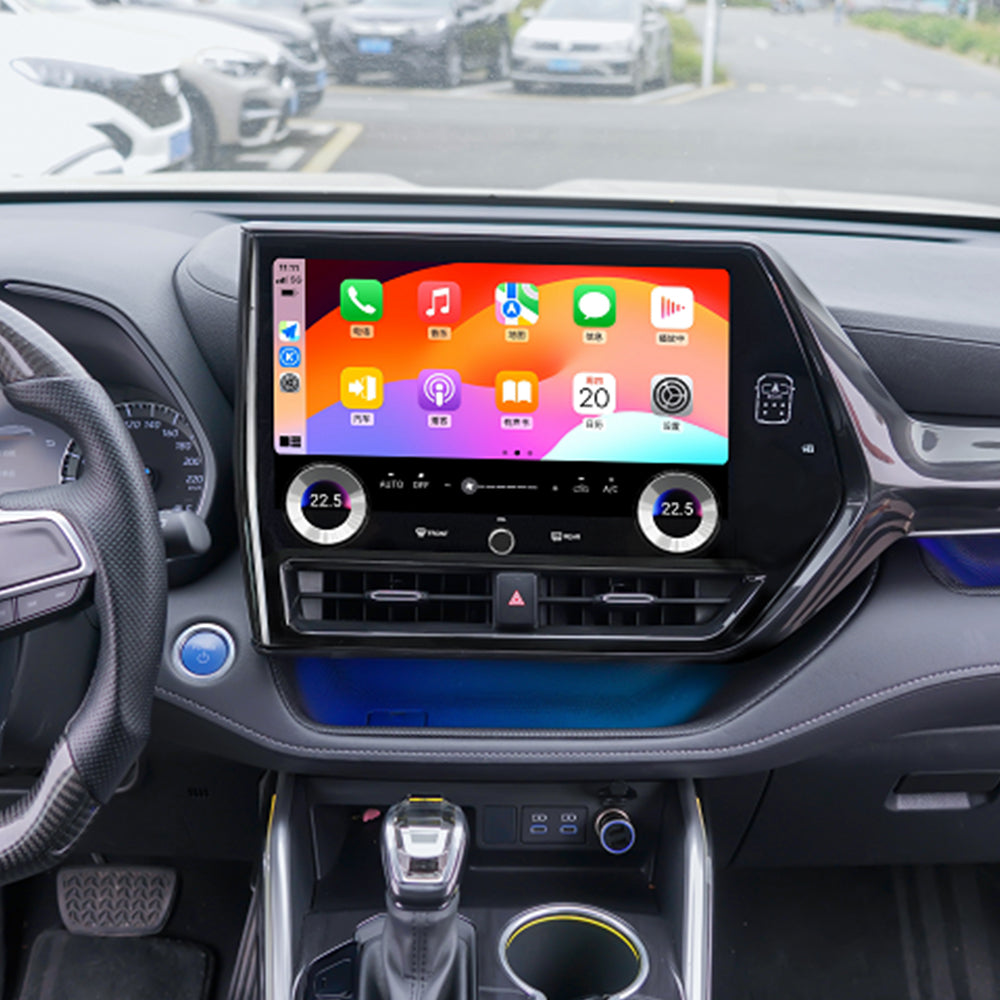 Tesla Screen For Toyota Highlander 2021-2023 Android 13.0 Car Radio Player GPS Navi Auto Stereo Multimedia Video DSP Carplay 4G SIM