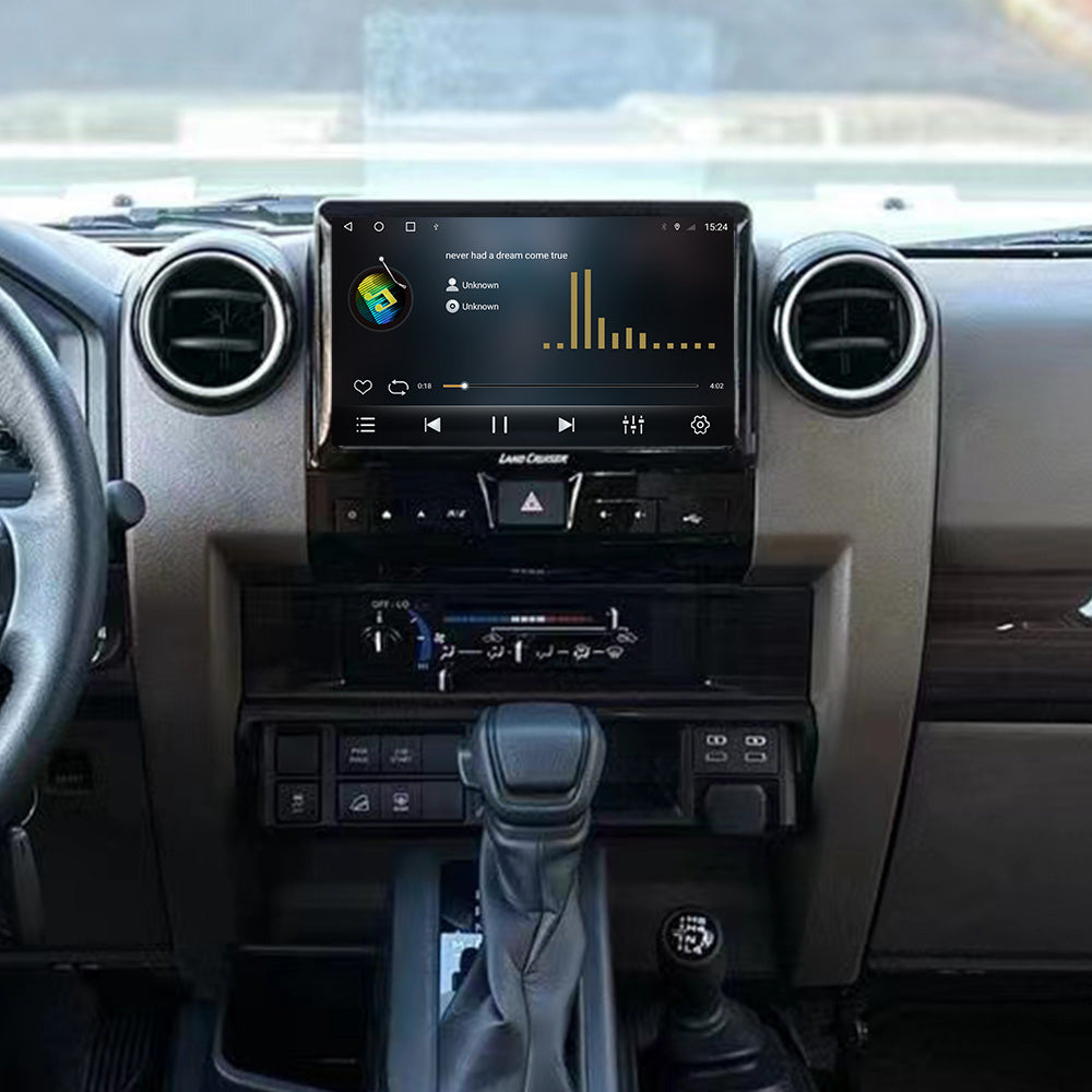 Tesla Screen For Toyota Pickup LC70 LC75 LC76 LC79 2007-2024 Android 13.0 Car Radio Player GPS Navi Auto Stereo Multimedia Video DSP Carplay 4G SIM