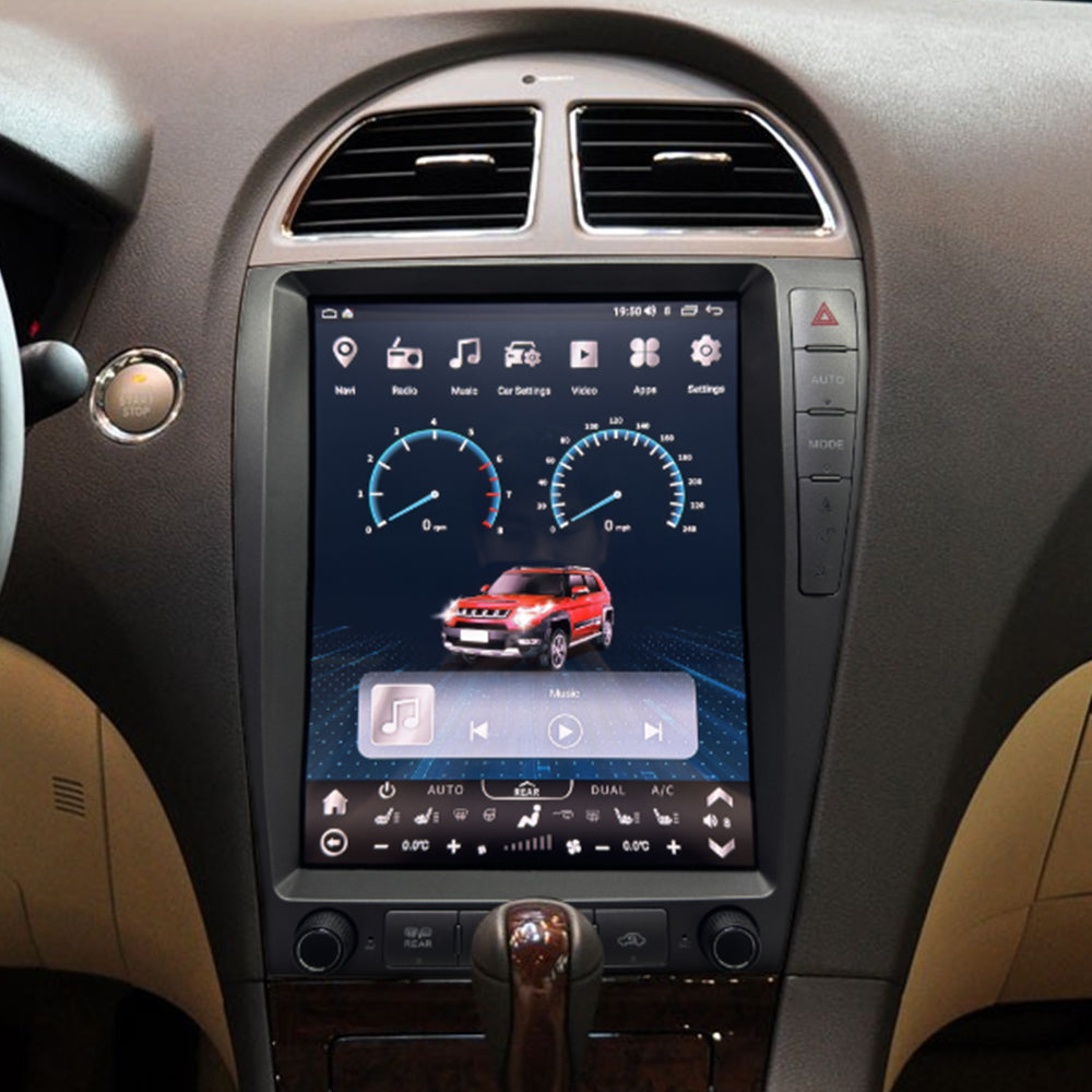 Tesla Screen For Lexus ES 350 2006-2012 Android 13.0 Car Radio Player GPS Navi Auto Stereo Multimedia Video DSP Carplay 4G SIM