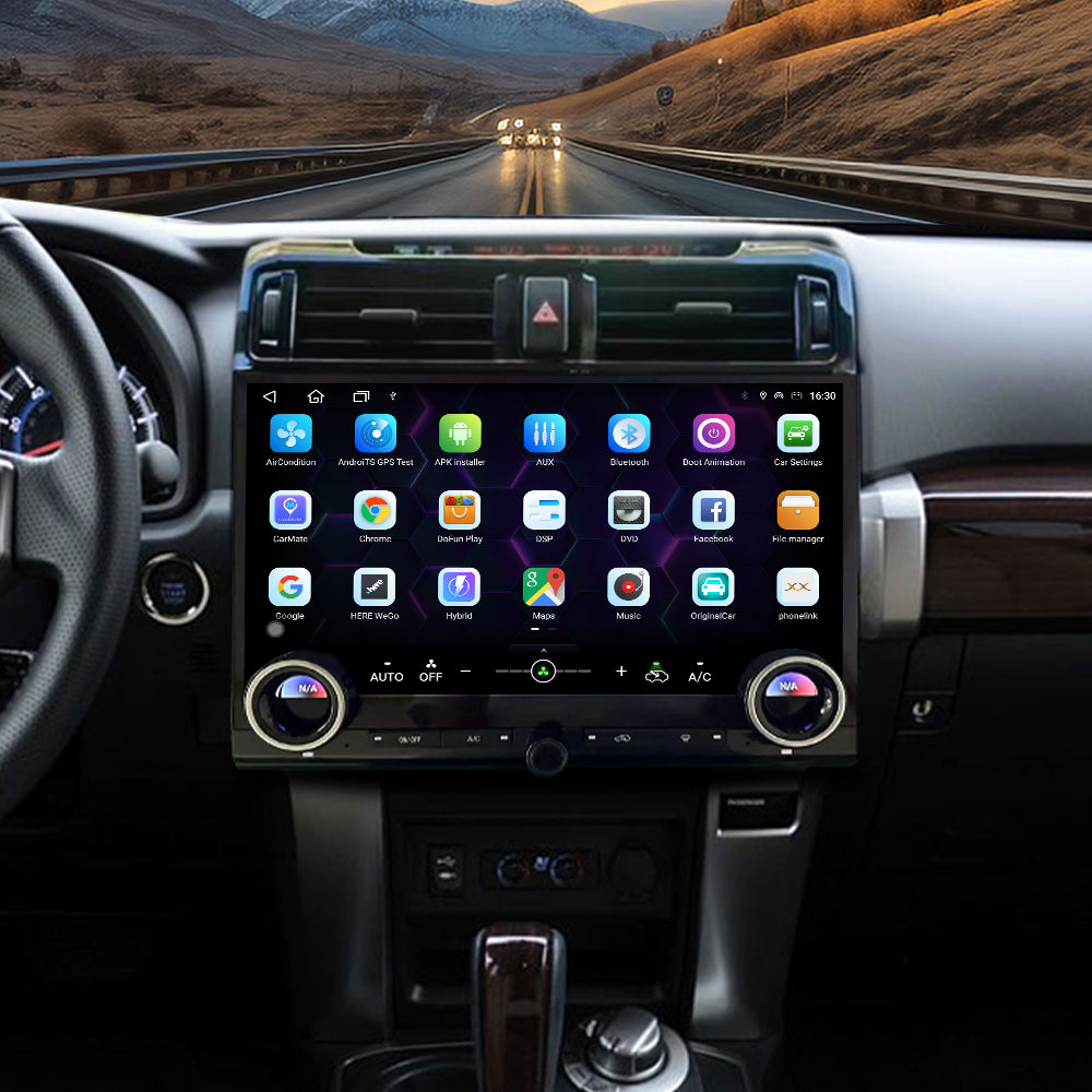 Tesla Screen For Toyota 4Runner 2009-2023 Android 13.0 Car Radio Player GPS Navi Auto Stereo Multimedia Video DSP Carplay 4G SIM