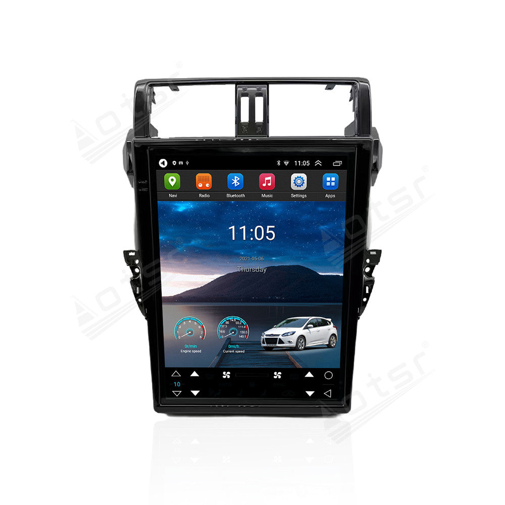 15 Inch Tesla Screen For Toyota Prado 2014-2017 Android 13.0 Car Radio Player GPS Navi Auto Stereo Multimedia Video DSP Carplay 4G SIM