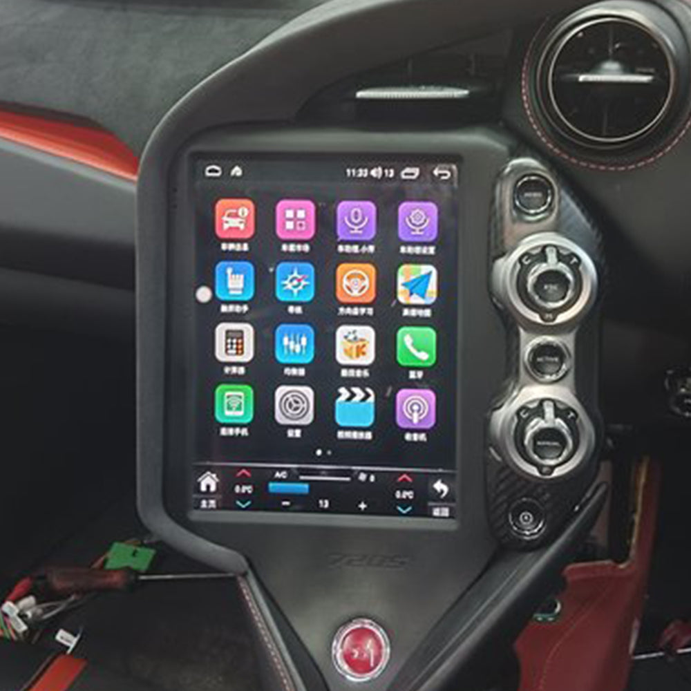 Tesla Screen For Mclaren 720S 2017-2021 Android 13.0 Car Radio Player GPS Navi Auto Stereo Multimedia Video DSP Carplay 4G SIM