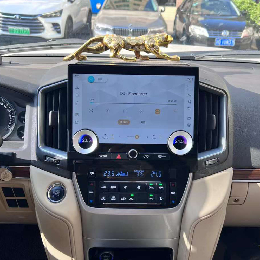 Tesla Screen For Toyota Land Cruiser 2016-2022 Android 13.0 Car Radio Player GPS Navi Auto Stereo Multimedia Video DSP Carplay 4G SIM