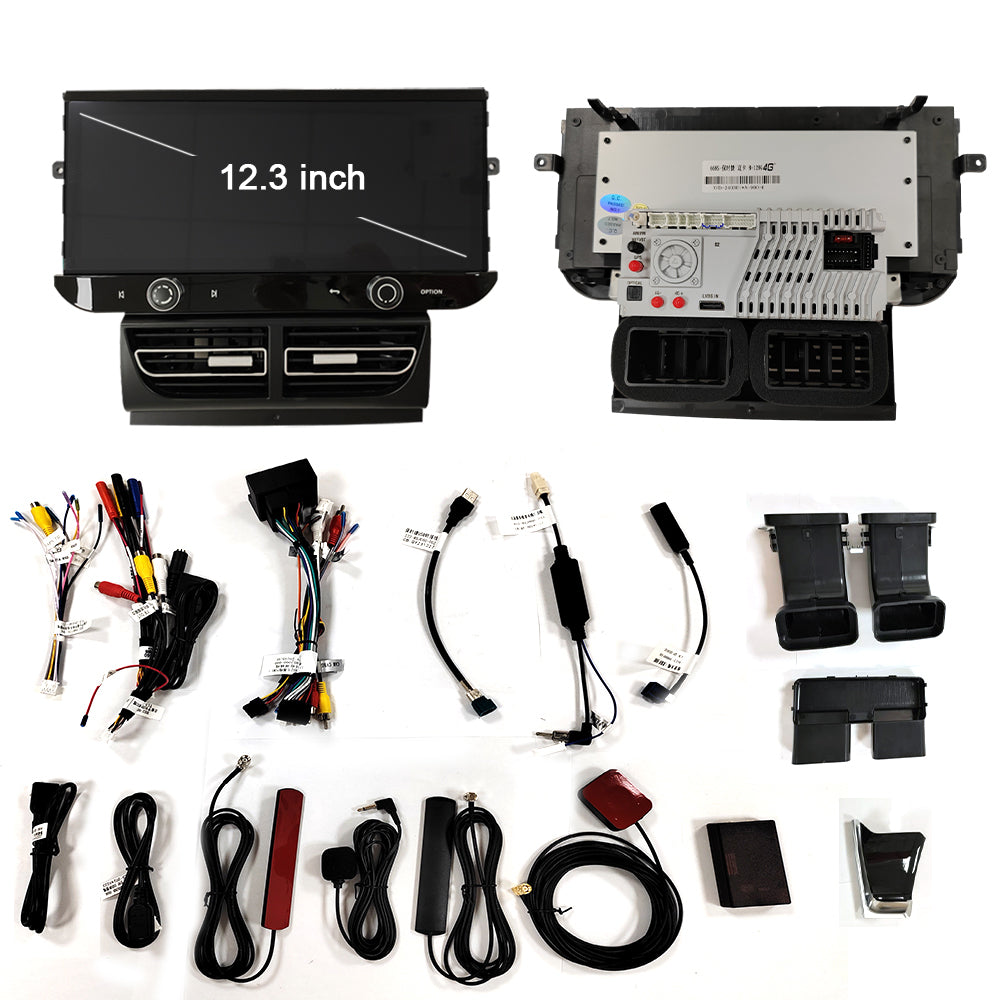 12.3 Inch Tesla Screen For Porsche Macan 2014 2015 2016 Android 13.0 Car Radio Player GPS Navi Auto Stereo Multimedia Video DSP Carplay 4G SIM