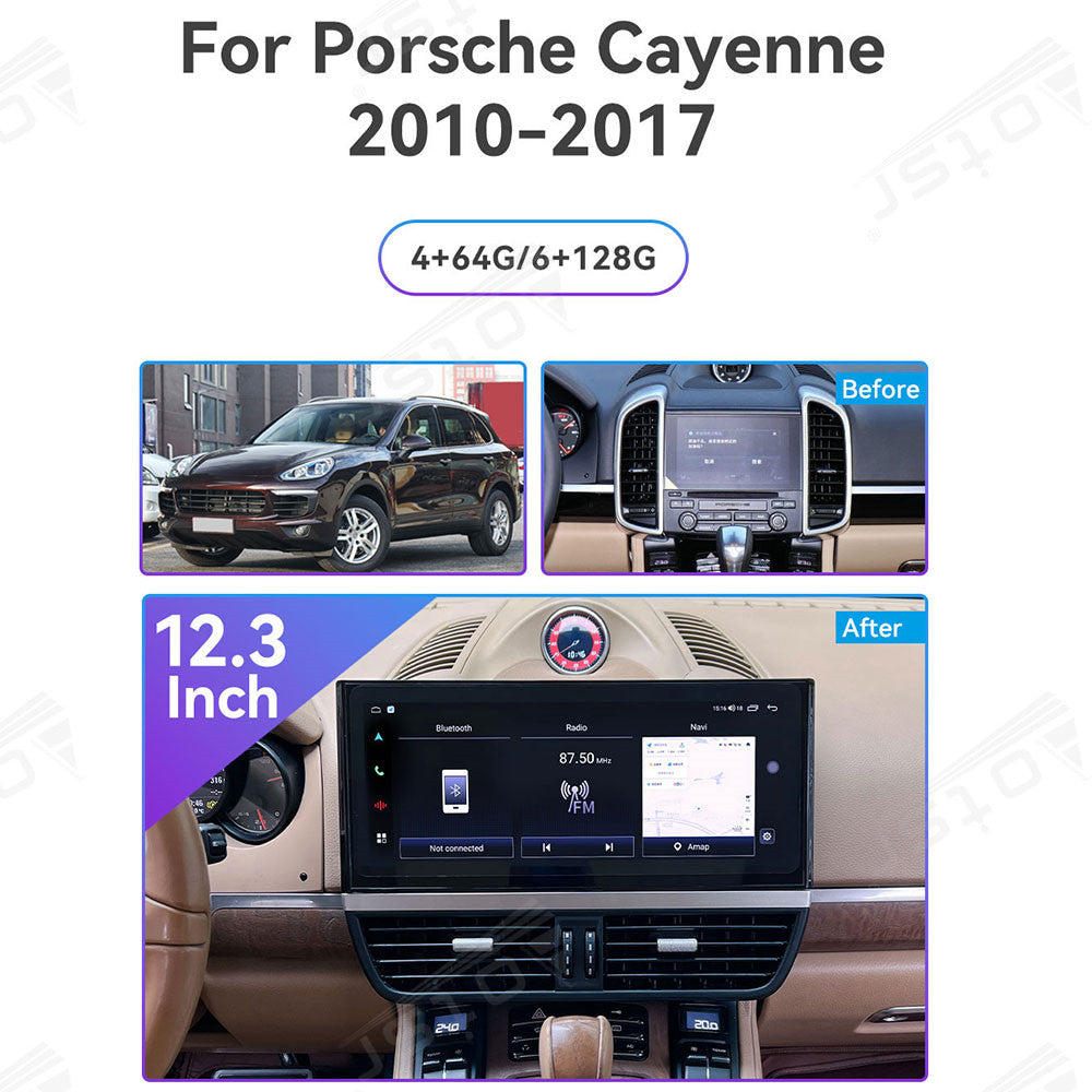 2024 Aotsr full package For Porsche Cayenne 2010-2017 Android 13.0 Car Radio Player GPS Navi Auto Stereo Multimedia Video DSP Carplay 4G SIM