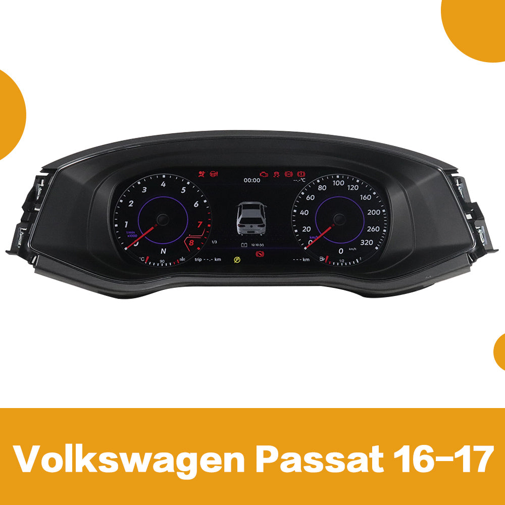 Aotsr Screen For Volkswagen Passat LCD Digital Cluster Virtual Cockpit Speedometer Dashboard LCD Screen Instrument Panel Part