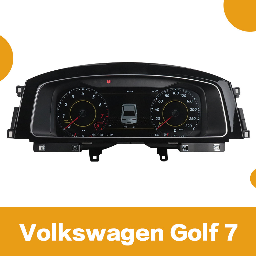 Aotsr Screen For Volkswagen Golf 7 series LCD Digital Cluster Virtual Cockpit Speedometer Dashboard LCD Screen Instrument Panel Part