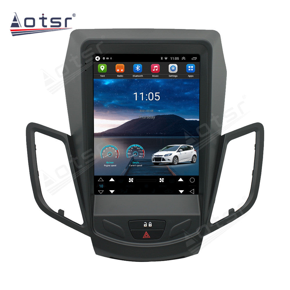 9.7 Inch Tesla Screen For Ford Fiesta 2009-2017 Android 13.0 Car Radio Player GPS Navi Auto Stereo Multimedia Video DSP Carplay 4G SIM