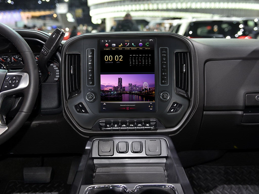 12.1 Inch Tesla Screen For Chevrolet Silverado 2015-2018 Android 13.0 Car Radio Player GPS Navi Auto Stereo Multimedia Video DSP Carplay 4G SIM