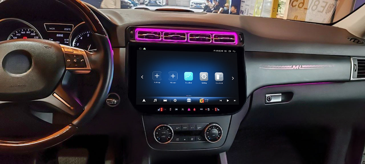 Tesla Screen For Mercedes Benz ML 2012-2015 Android 13.0 Car Radio Player GPS Navi Auto Stereo Multimedia Video DSP Carplay 4G SIM