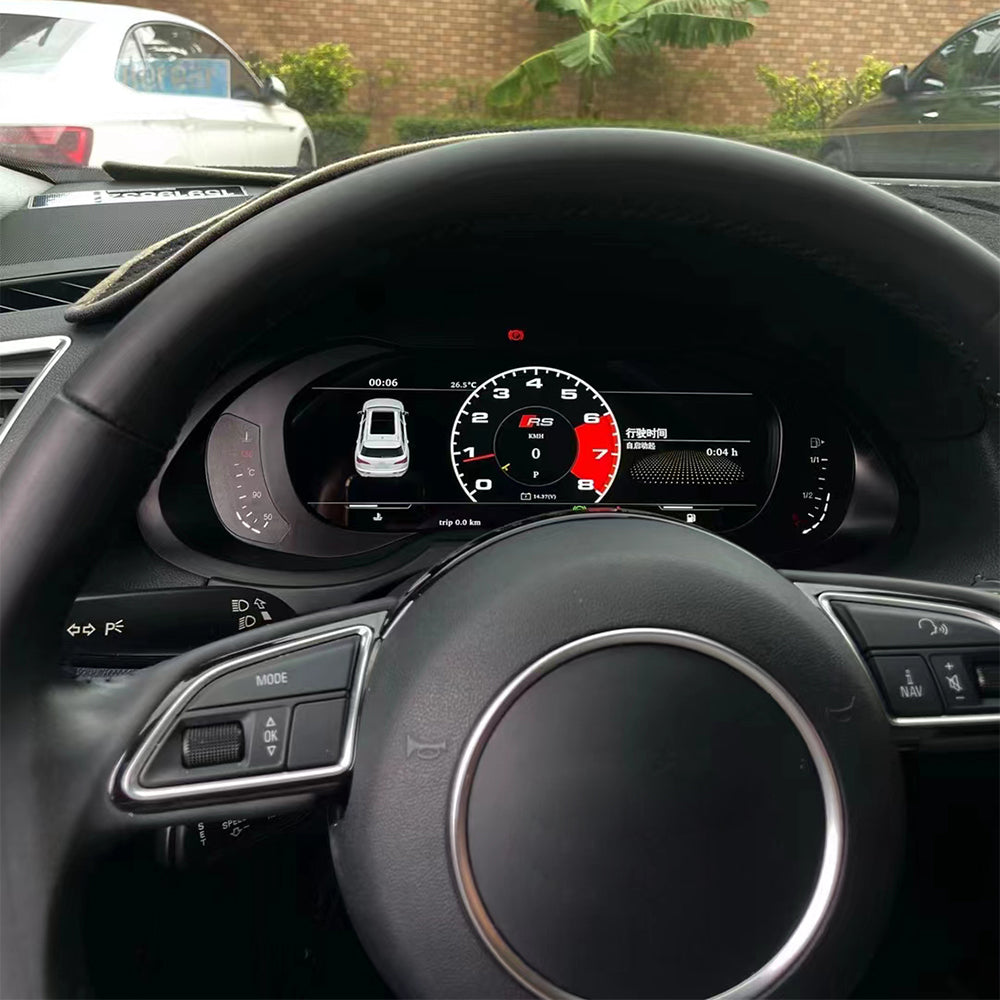 Aotsr Screen For Audi Q5 2010-2018 A4 2010-2017 LCD Digital Cluster Virtual Cockpit Speedometer Dashboard LCD Screen Instrument Panel Part