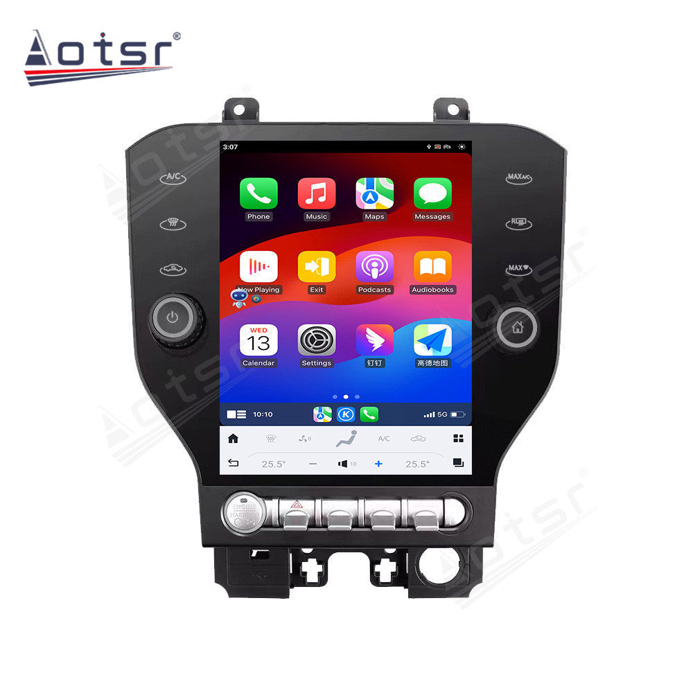 For Ford Mustang Manual 10.5 Inch Tesla-style Carplay Screens(2015-2020)