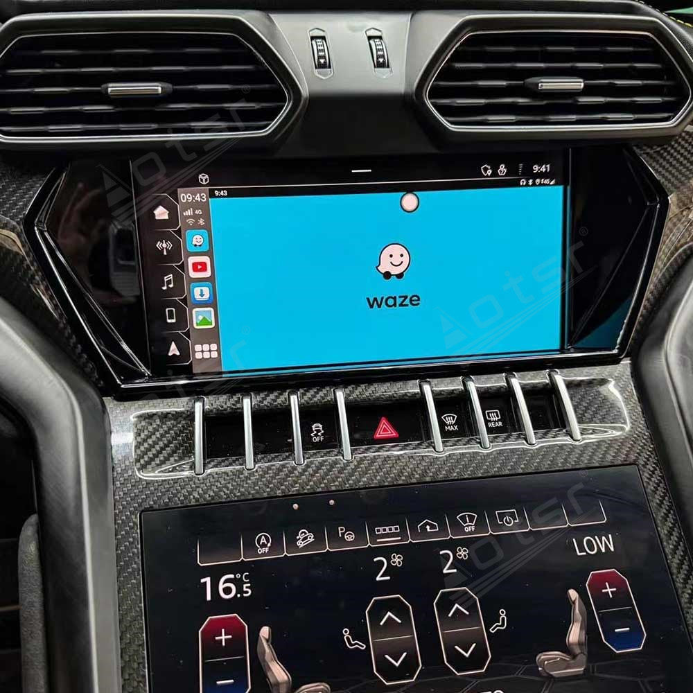 Tesla Screen For Lamborghini Urus Android 13.0 Car Radio Player GPS Navi Auto Stereo Multimedia Video DSP Carplay 4G SIM