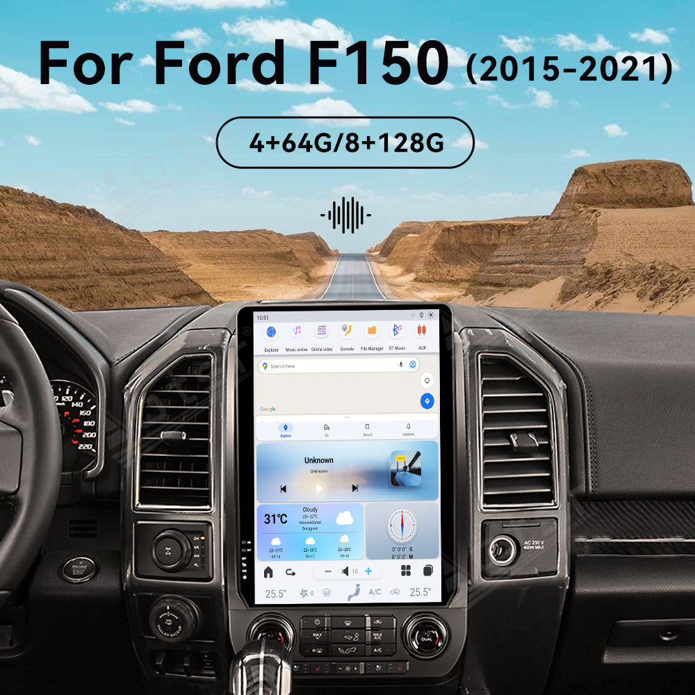 For Ford F150 14.4 Inch Tesla-style Carplay Screens (2015-2021)