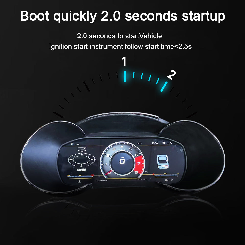 Aotsr Screen For Audi A3 2014-2020 LCD Digital Cluster Virtual Cockpit Speedometer Dashboard LCD Screen Instrument Panel Part