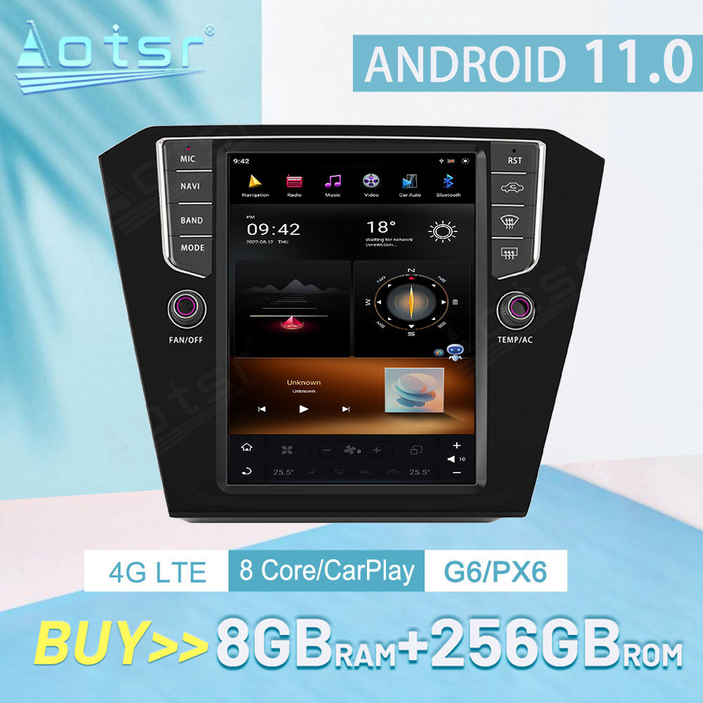 For Volkswagen Magotan 10.4 Inch Tesla-style Carplay Screens 2017+