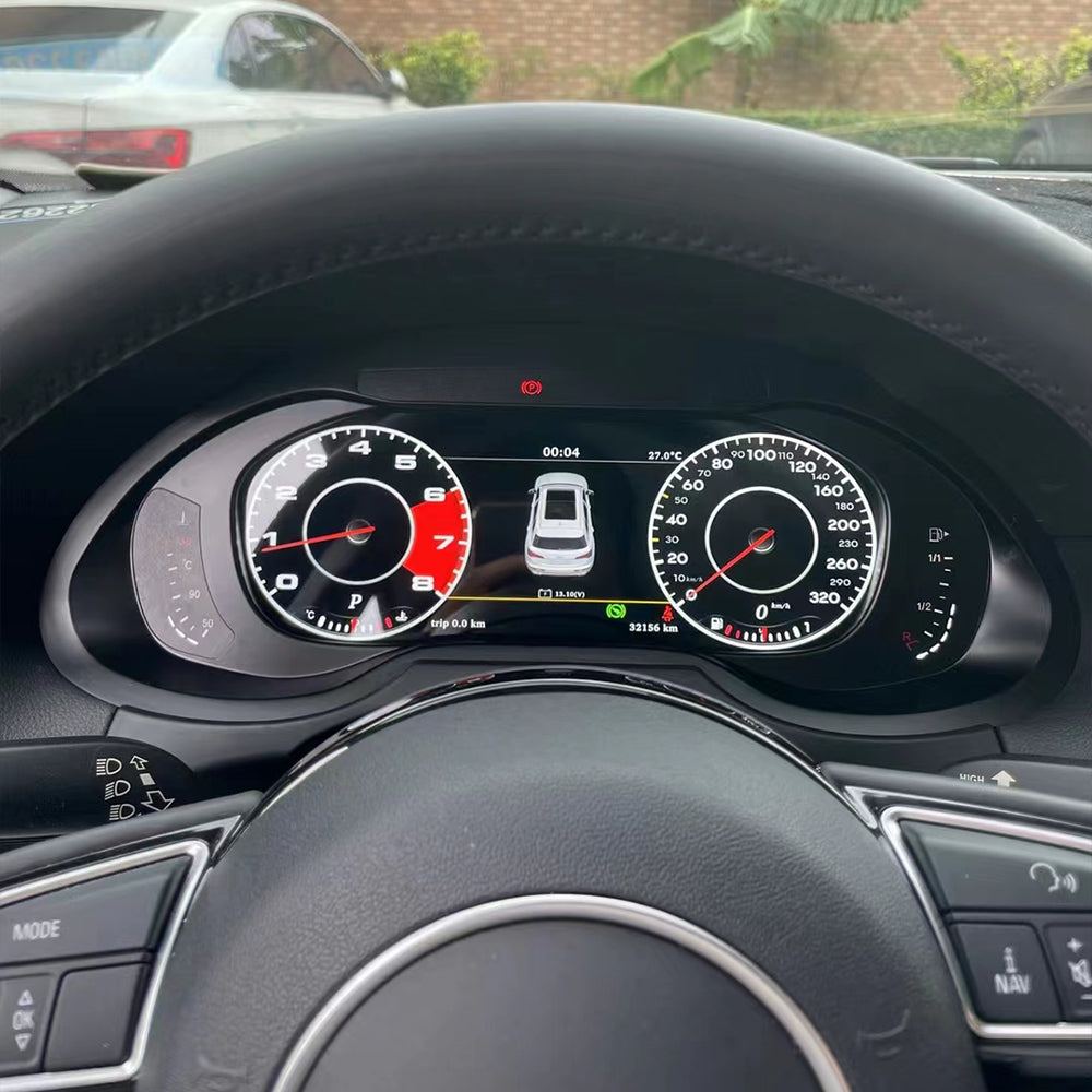 Aotsr Screen For Audi Q5 2010-2018 A4 2010-2017 LCD Digital Cluster Virtual Cockpit Speedometer Dashboard LCD Screen Instrument Panel Part