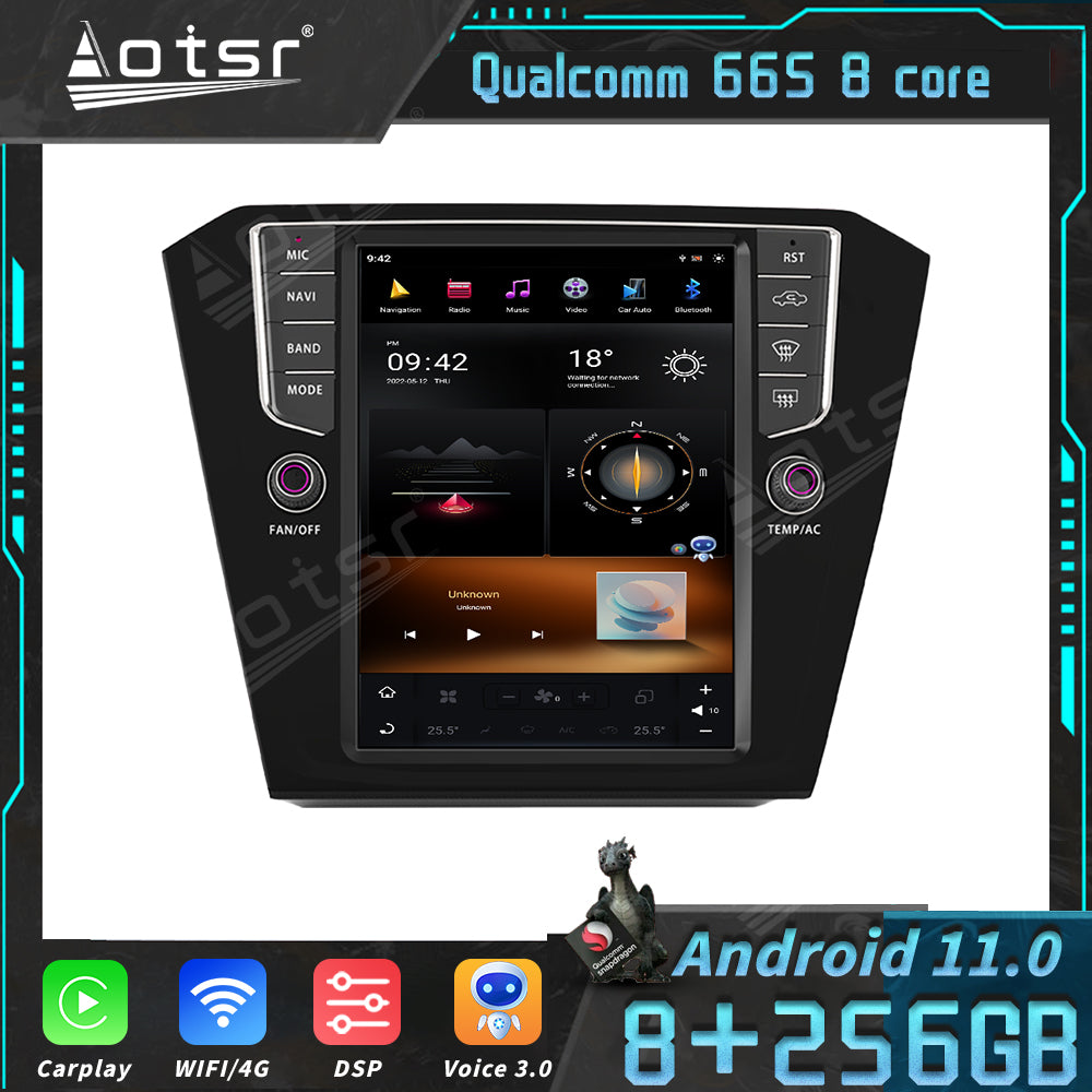 For Volkswagen Magotan 10.4 Inch Tesla-style Carplay Screens 2017+