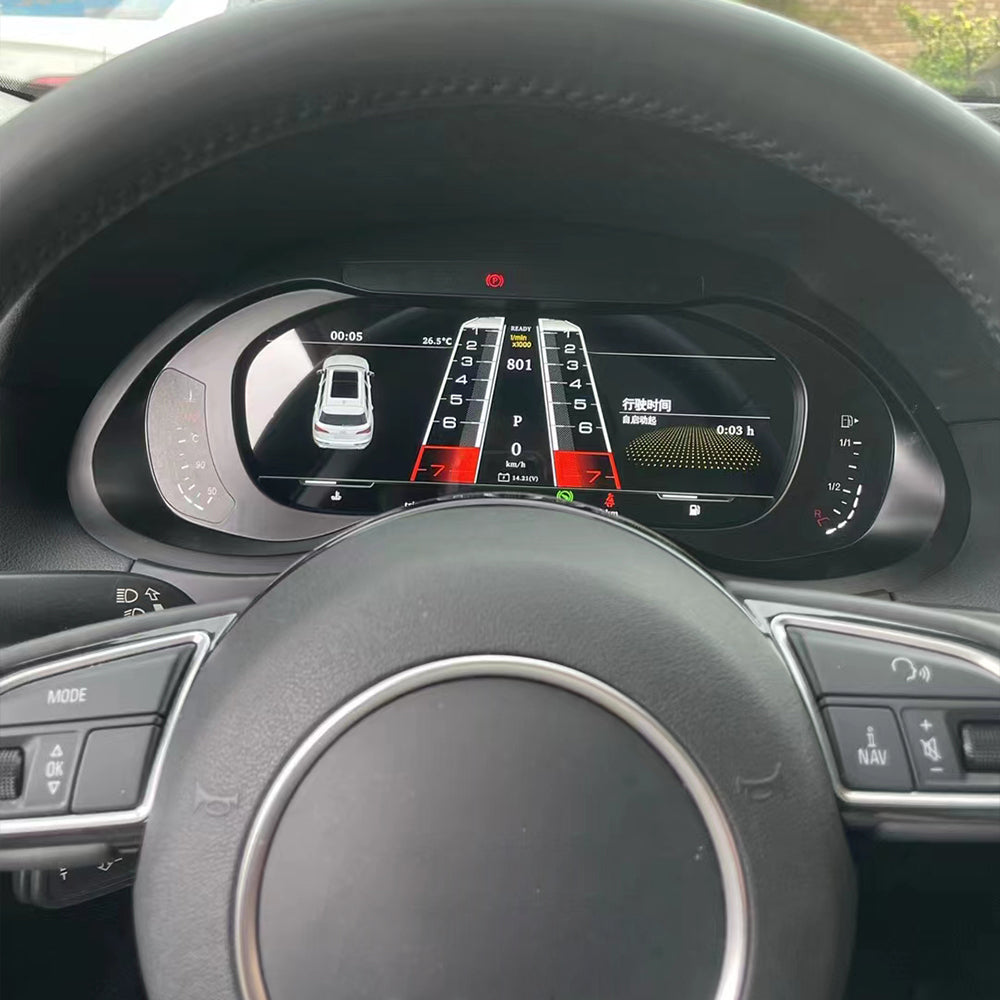 Aotsr Screen For Audi Q5 2010-2018 A4 2010-2017 LCD Digital Cluster Virtual Cockpit Speedometer Dashboard LCD Screen Instrument Panel Part