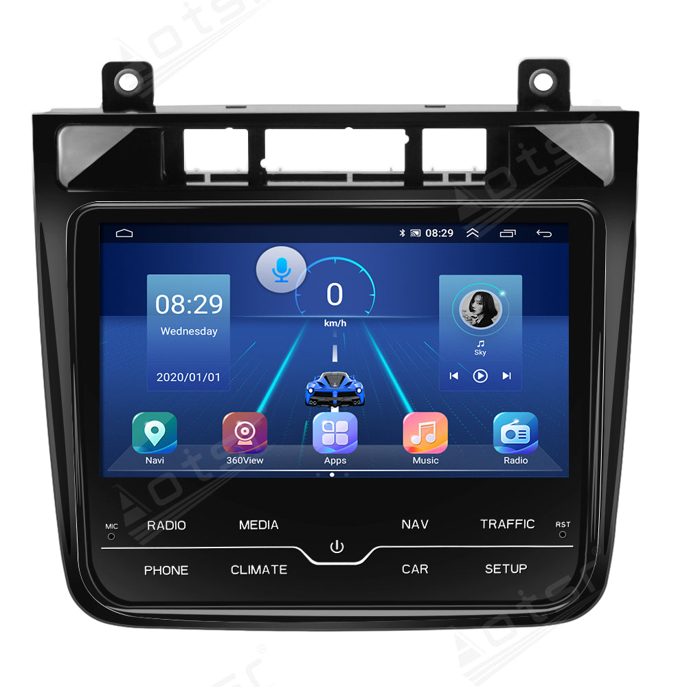 8.4 Inch Tesla Screen For Volkswagen Touareg 2011-2017 Android 13.0 Car Radio Player GPS Navi Auto Stereo Multimedia Video DSP Carplay 4G SIM
