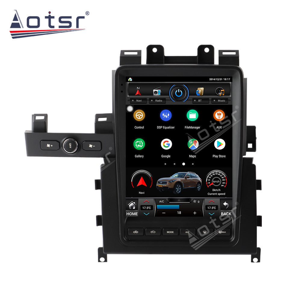 14.4 Inch Tesla Screen For Nissan GTR Skyline 2011-2016 Android 13.0 Car Radio Player GPS Navi Auto Stereo Multimedia Video DSP Carplay 4G SIM
