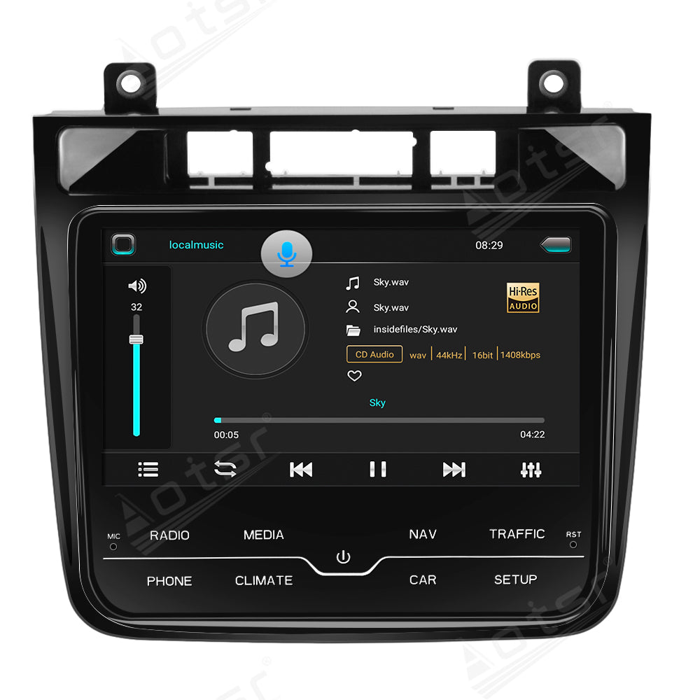 8.4 Inch Tesla Screen For Volkswagen Touareg 2011-2017 Android 13.0 Car Radio Player GPS Navi Auto Stereo Multimedia Video DSP Carplay 4G SIM