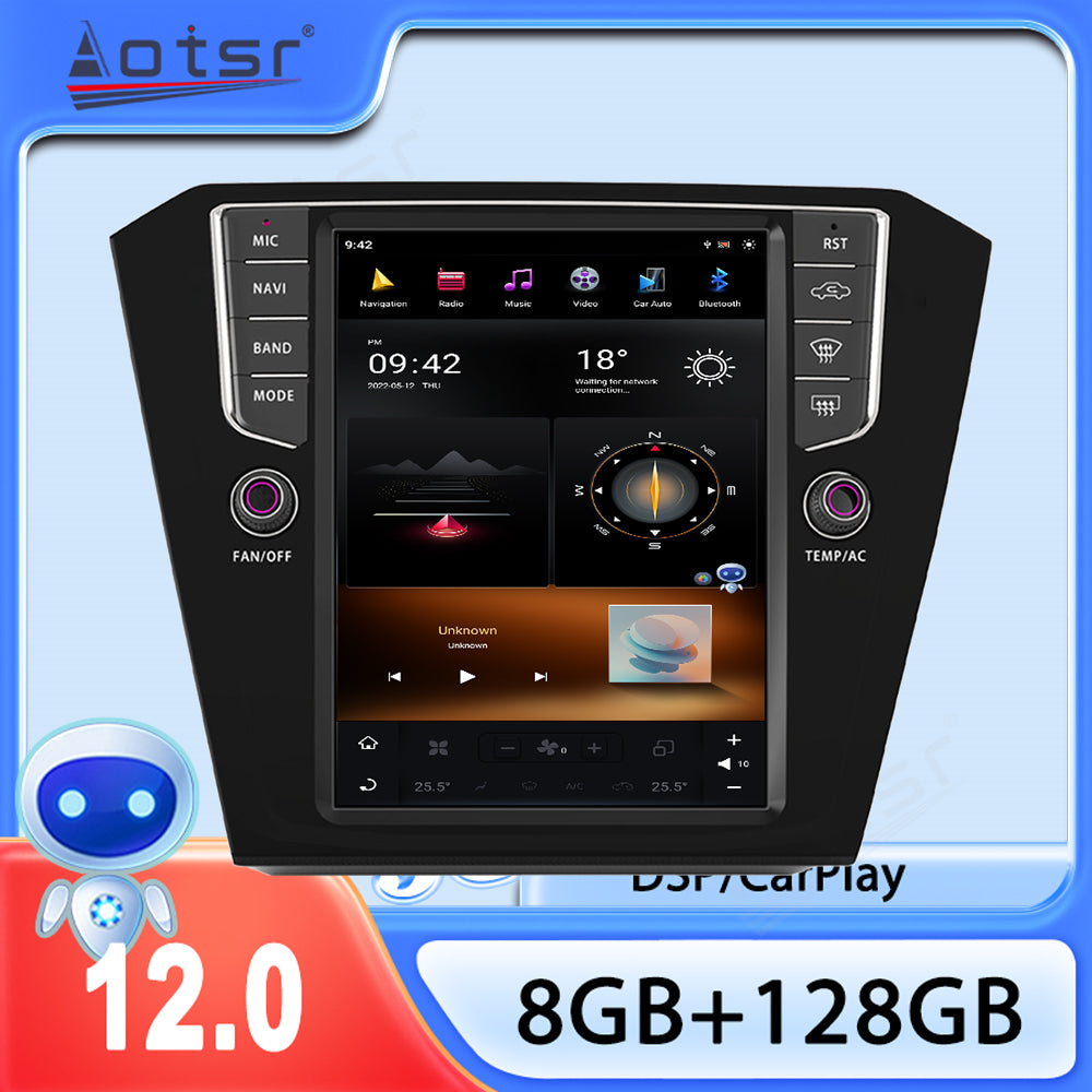 For Volkswagen Magotan 10.4 Inch Tesla-style Carplay Screens 2017+