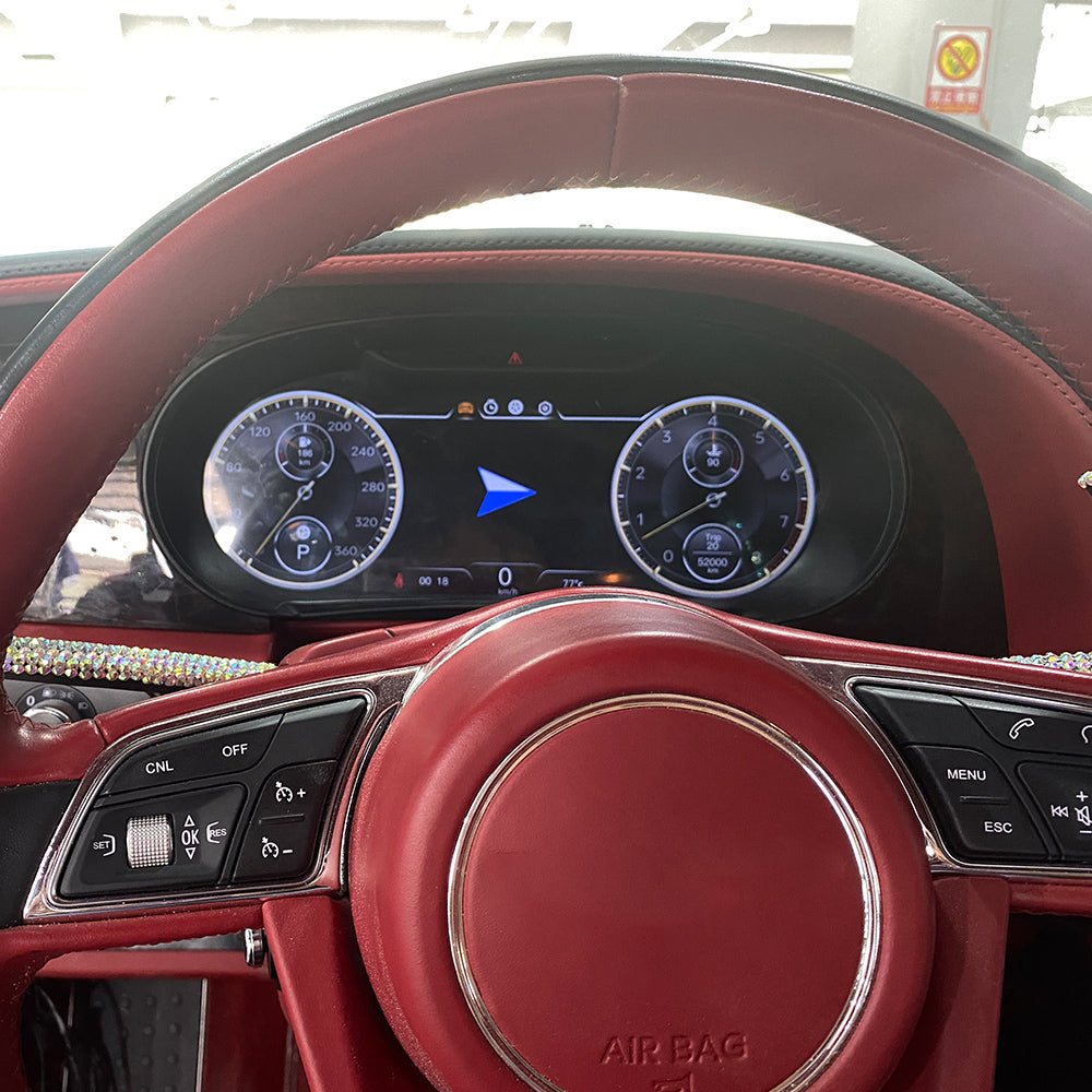 Aotsr Screen For Bentley Series LCD Digital Cluster Virtual Cockpit Speedometer Dashboard LCD Screen Instrument Panel Part