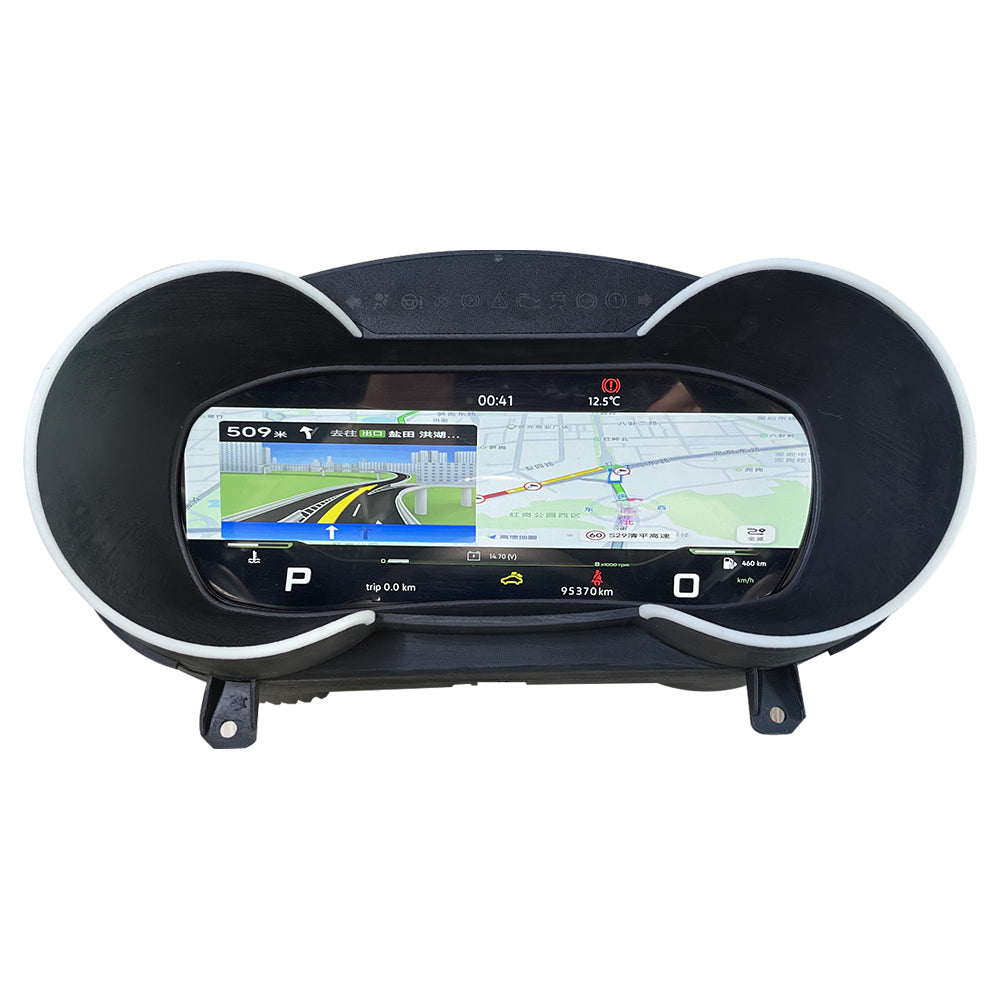 Aotsr Screen For Audi TT 2008-2014 LCD Digital Cluster Virtual Cockpit Speedometer Dashboard LCD Screen Instrument Panel Part