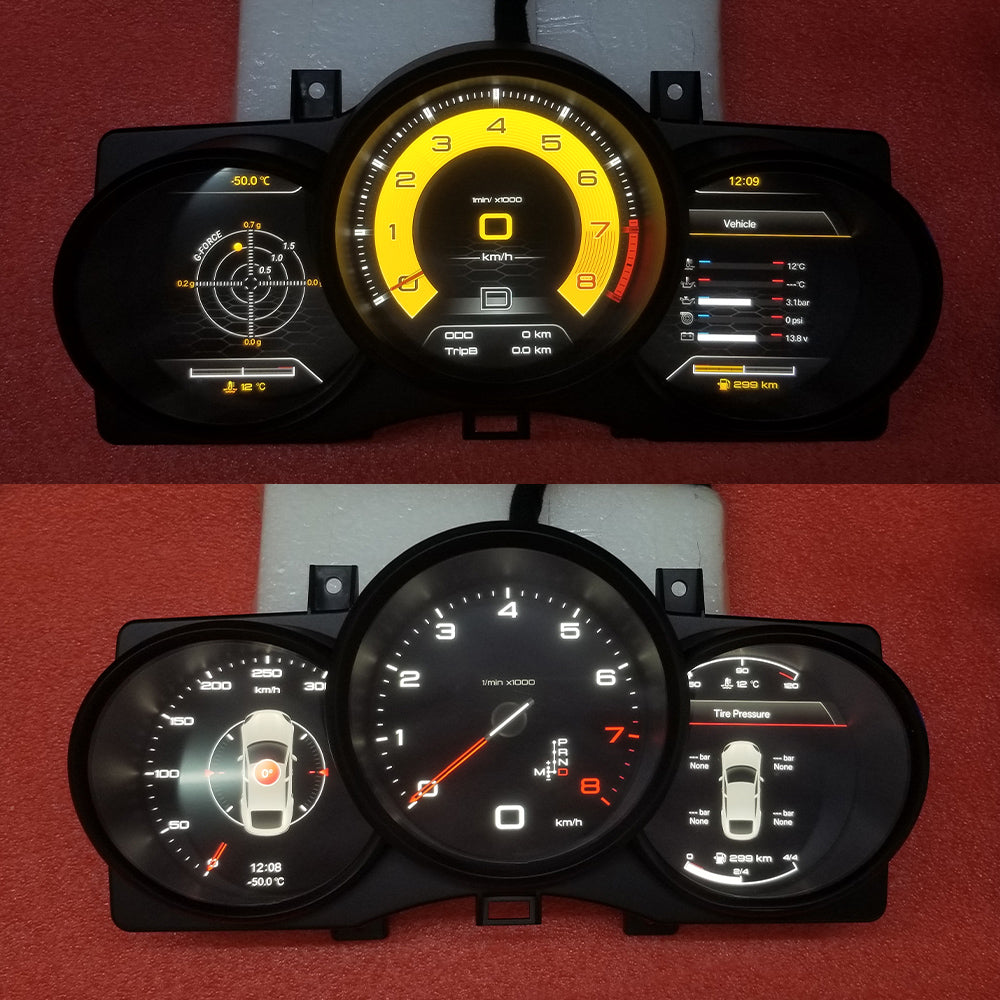 Aotsr Screen For Porsche Macan LCD Digital Cluster Virtual Cockpit Speedometer Dashboard LCD Screen Instrument Panel Part