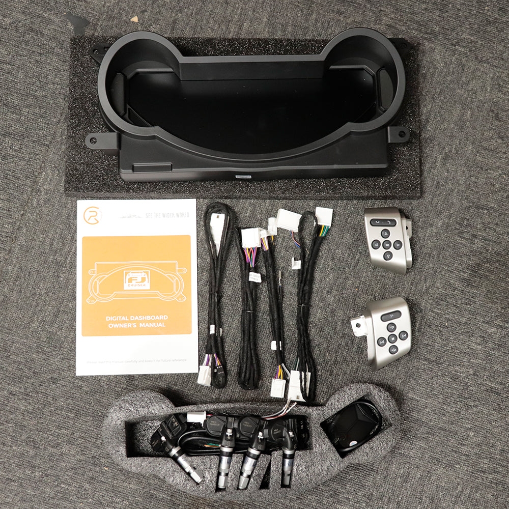 Aotsr Screen For Toyota FJ LCD Digital Cluster Virtual Cockpit Speedometer Dashboard LCD Screen Instrument Panel Part